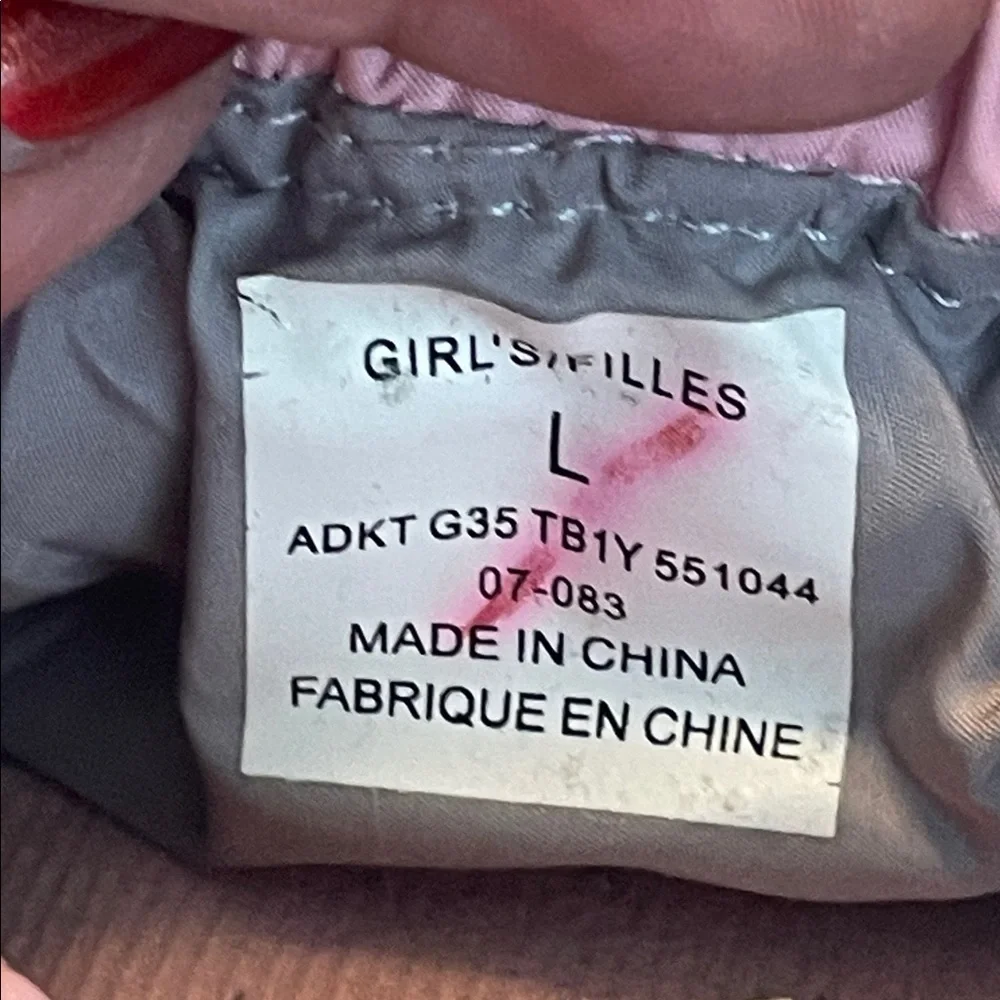 The North Face girls cushion slippers